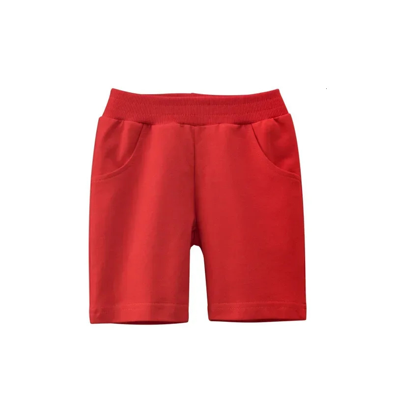 2025 Children Summer Shorts Cotton Solid Elastic Waist Beach Shorts for Boys Girls Sports Pants Toddler Panties Kids Outfits 9Y 250304
