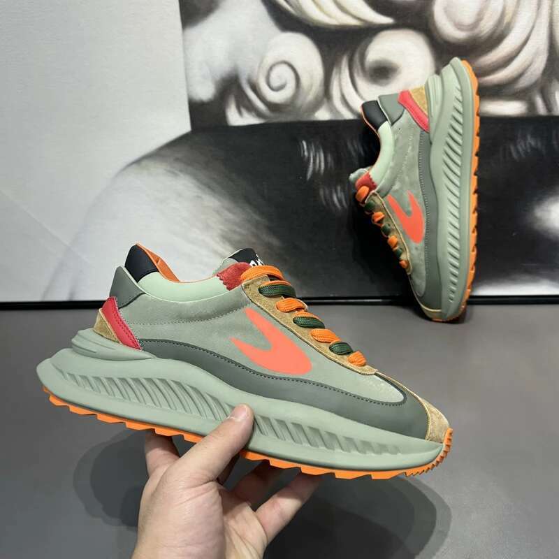 Spring Fashion Brand Mens Chunky 2025 Design Trainers Platform Shoes Outdoor Streetwear Casual Sneakers Men