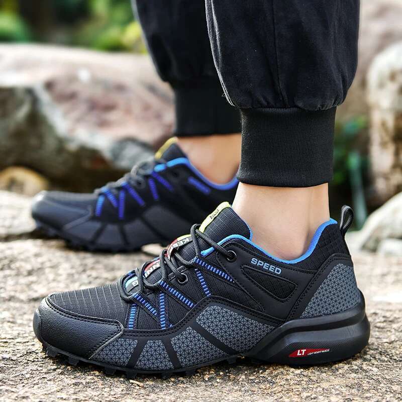 Professional Lockless Bicycle MTB Comfortable Fashion Hiking Jogging Sports Men Motorcycle Shoes