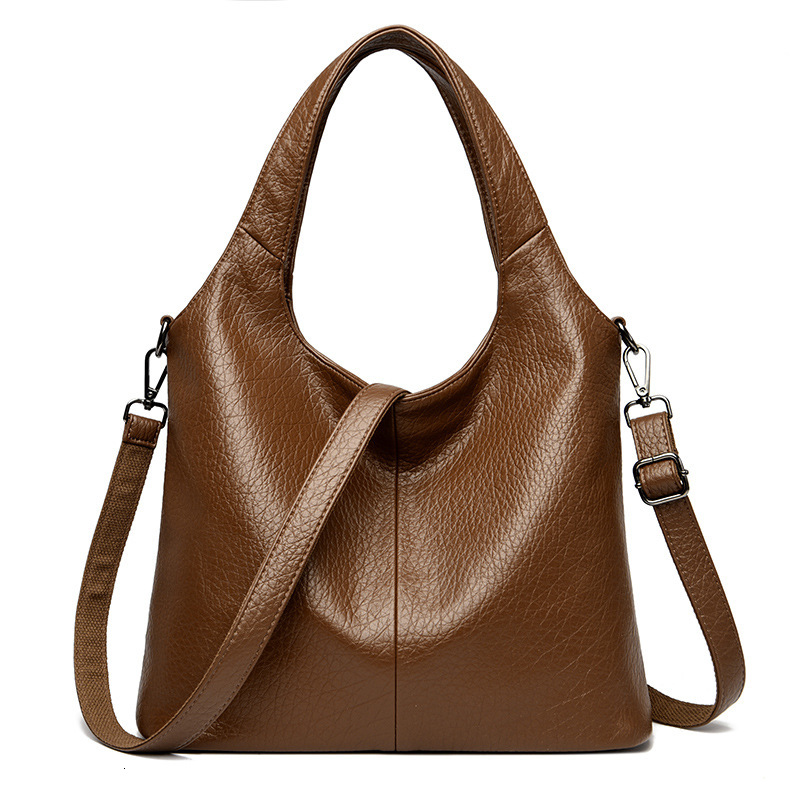 Big 2025 New Tote Light Luxury Fashionable Commuting Armpit Bag, Women's High-End Crossbody Bag