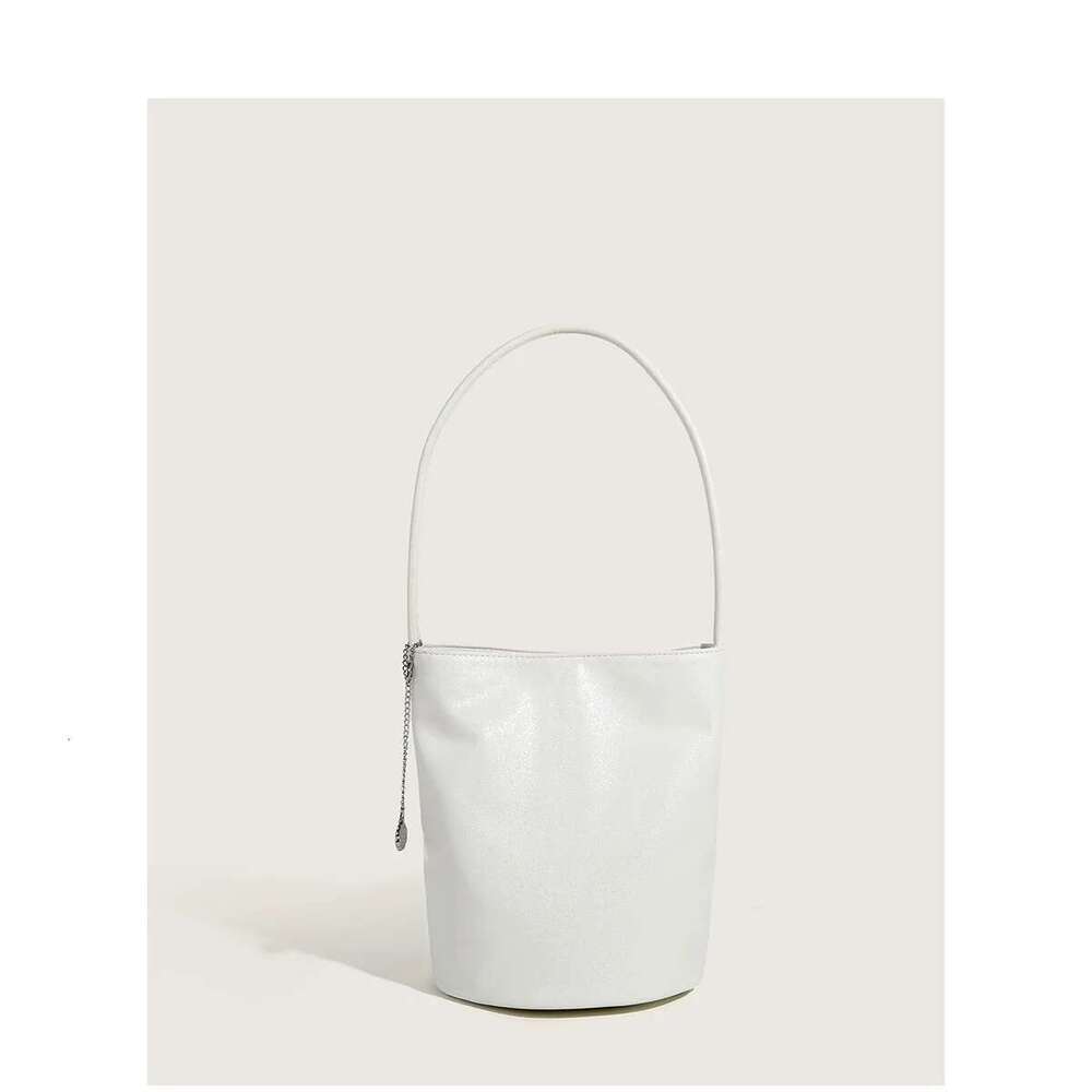 Pearl Pink Bucket Tobo Shoulder South Korea's Niche Mini Cyder Tote Commuter Everything Casual Small Bag