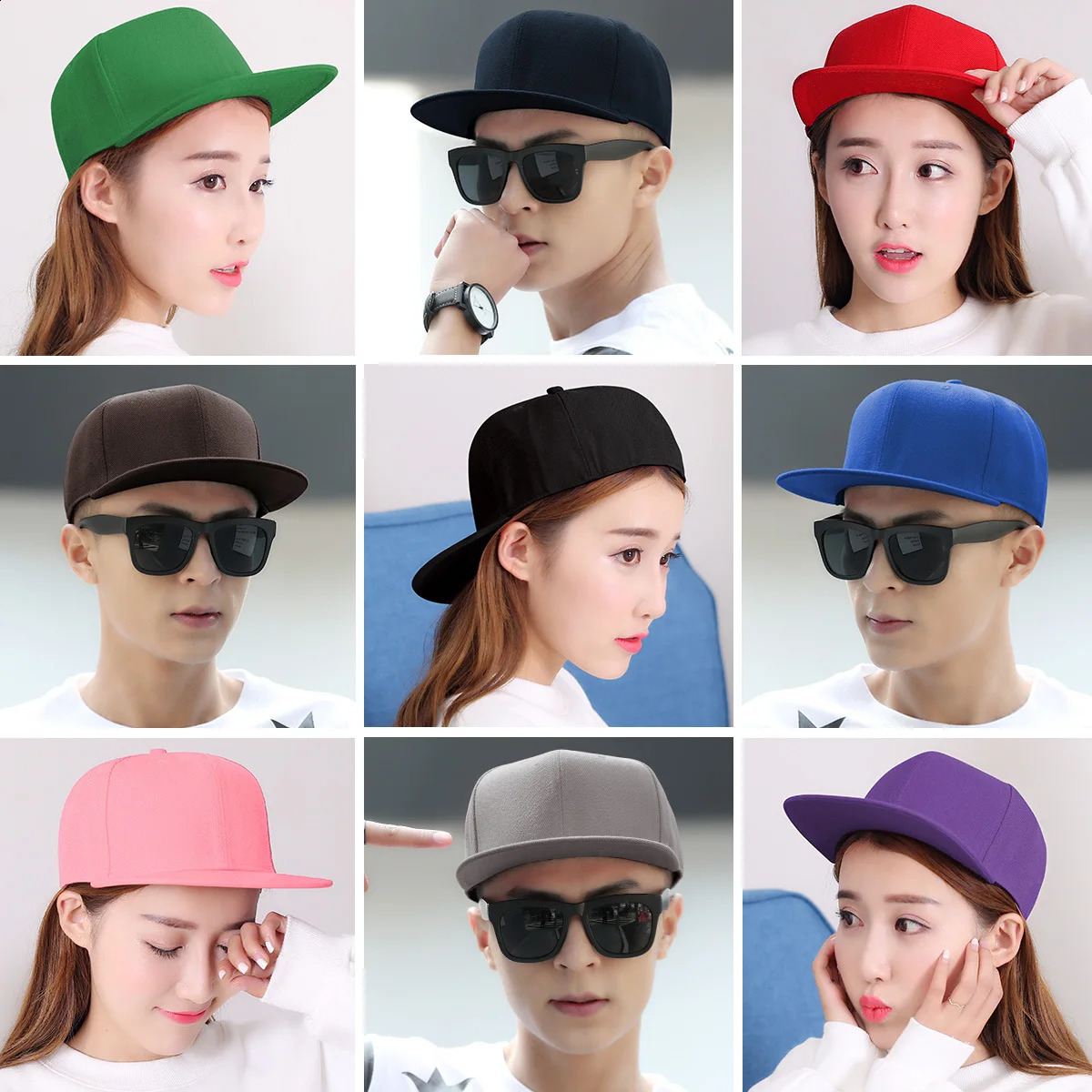 Big Bone Man Plus Size Baseball Caps Adult Flat Hip Hop Fitted Hat Men Women Large Size Cap size 6 3/4 to size 8 250303