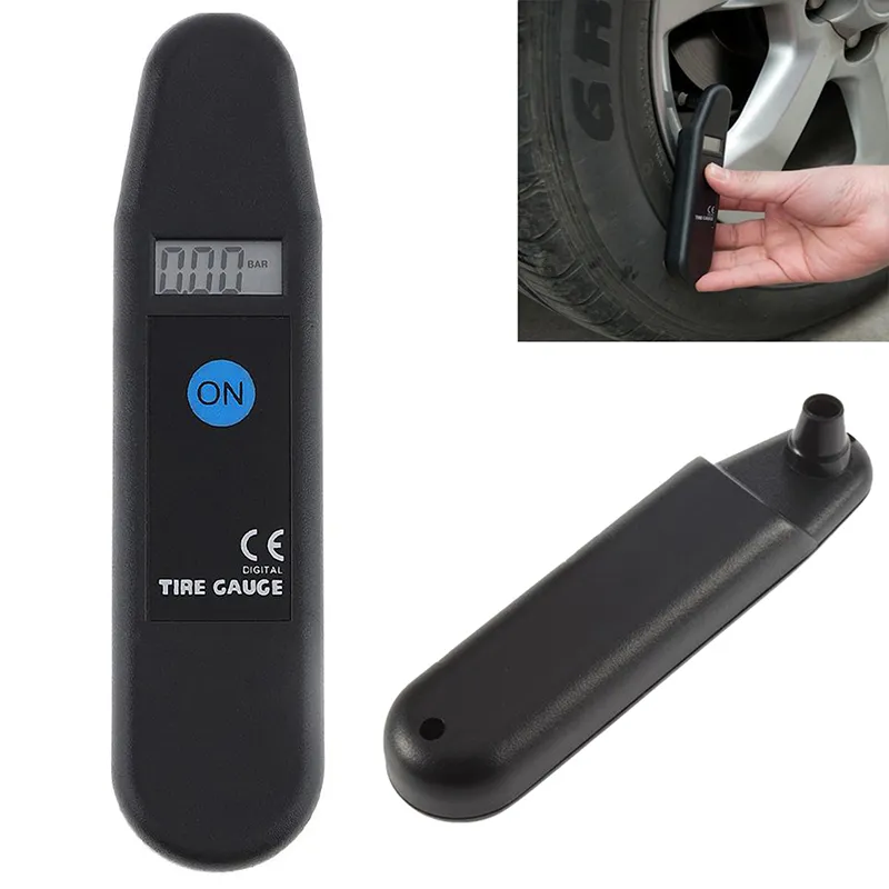 LCD Digital Tyre Gauge Tester Motor Tire Air Pressure Sensor Diagnostic Measuremnt Tool for Car Motocycle Bike