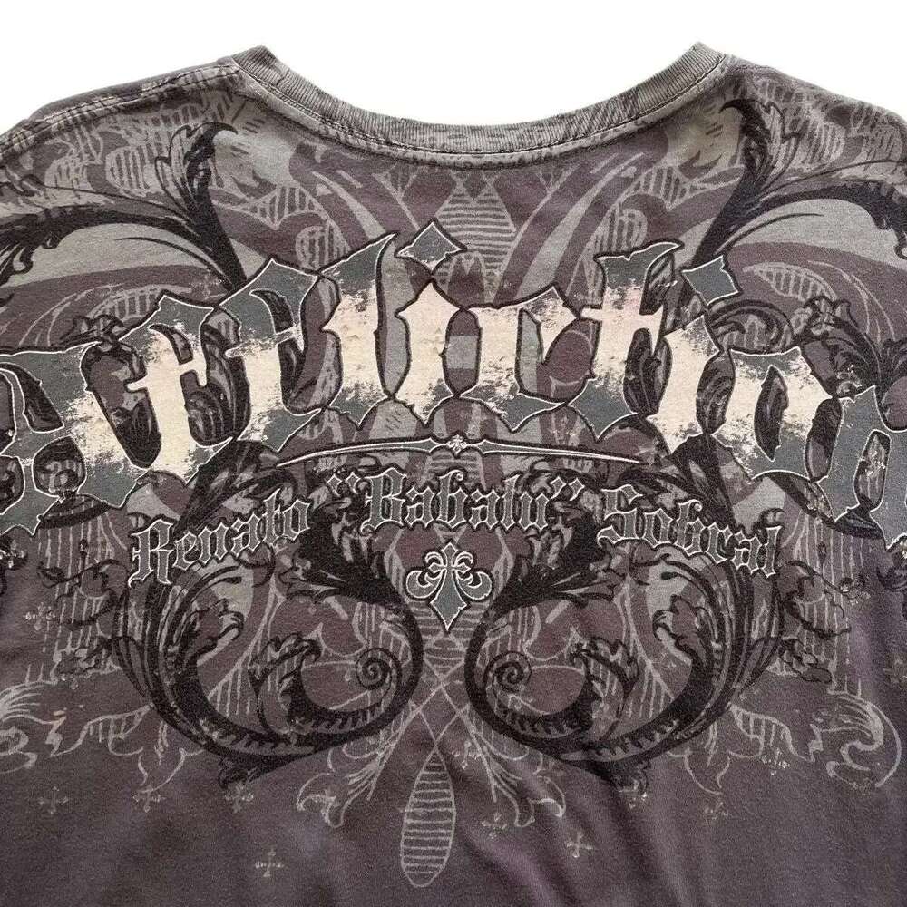 Y2K Pain T-shirt Hip Hop Skeleton Pattern New Harajuku Extra Large Round Neck T-shirt Short Sleeve Top Gothic Clothing Street Clothing