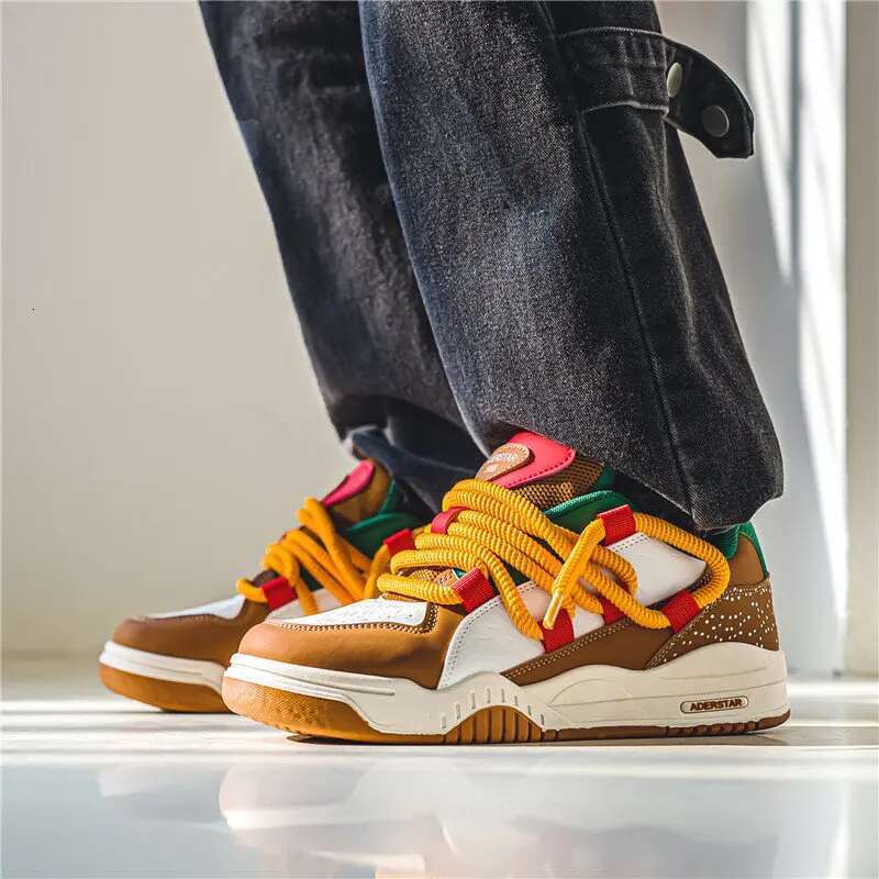 2025 Streetwear Hip Hop Original Sports Skateboard Man Fashion Low Top Men Casual Sneakers Platform Shoes
