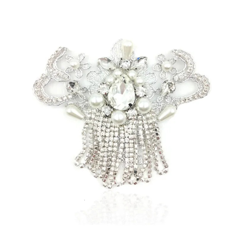 1pc Chain Bridal High Heels Shoes Flower Boots DIY Manual Rhinestone Sandals Decorations Wedding Party Shoes Accessories 250218