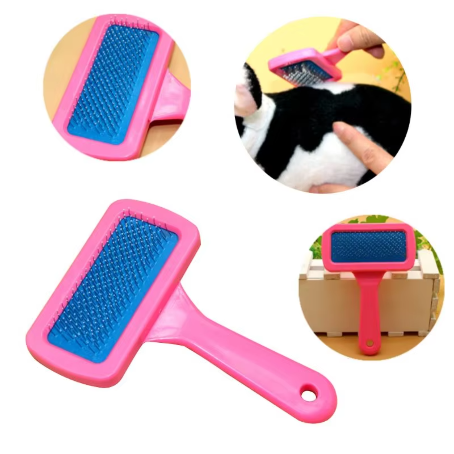 Rabbit Brush Pet Grooming Comb Dutch Pig Dogs Combs Dry Cleaning Brushes Guinea Pig Peines Pets Grooming Needle Comb Rabbits
