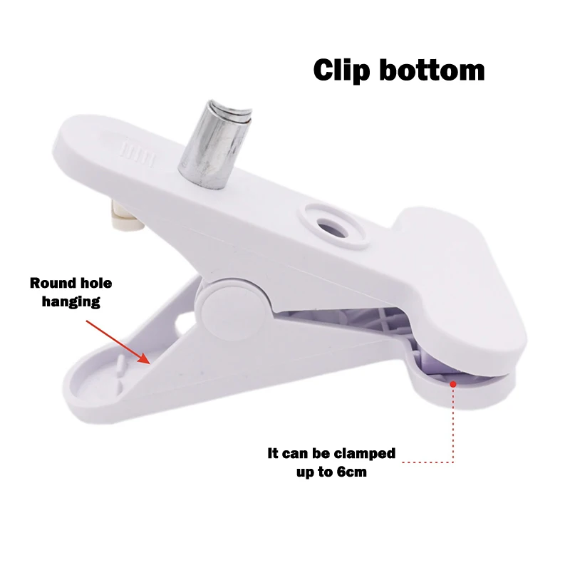 Fixture Holder For Reptile Clamp Heat Lamp Aquarium Basking Spot Lamp Holder Stand With Clip For Reptiles Lizard Turtle Snake