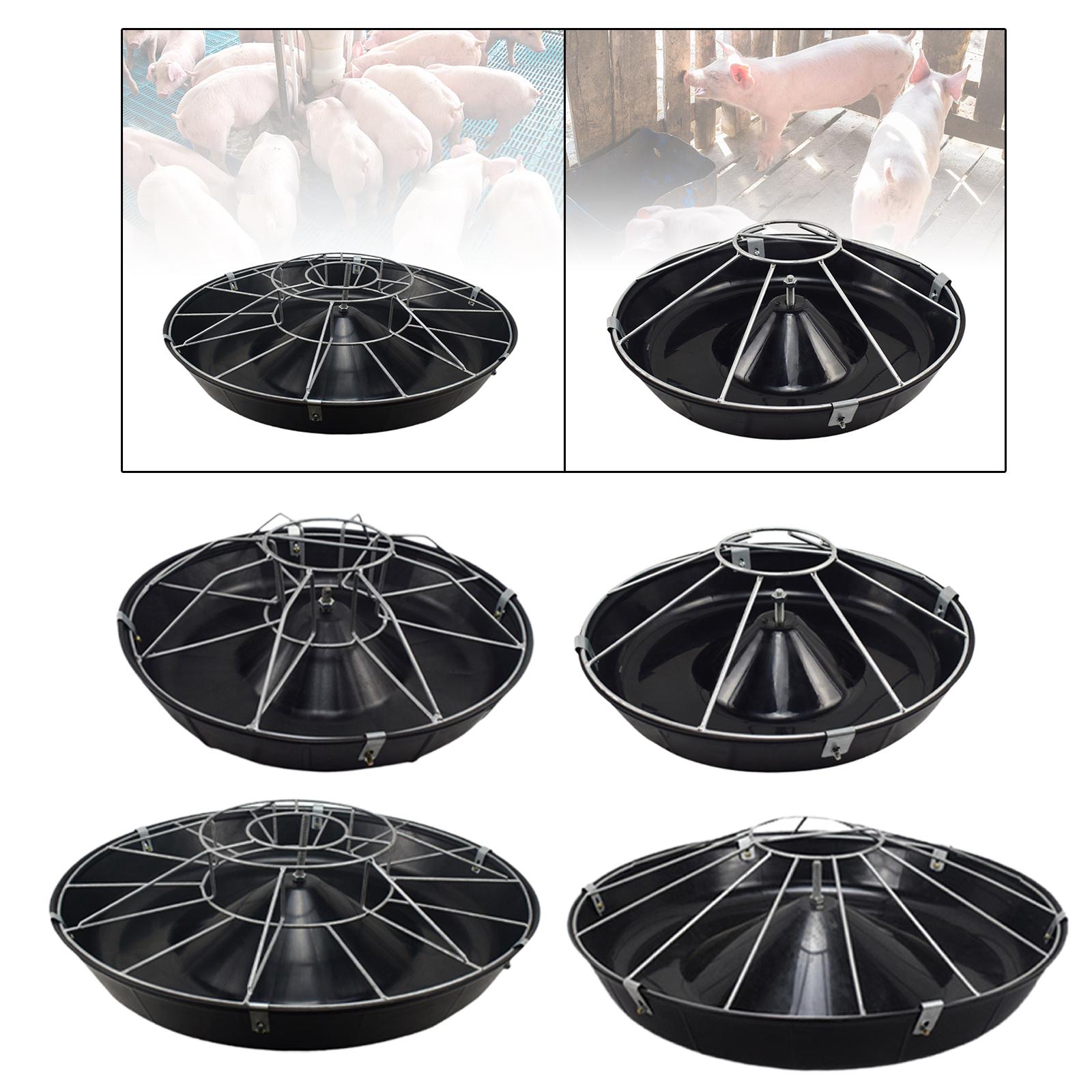 Pig feed Trough Farming Supplies Bucket Fodder Tray Feeding Feeder Bowl Livestock feed Bowl for Livestock Pets Poultrys Cattle