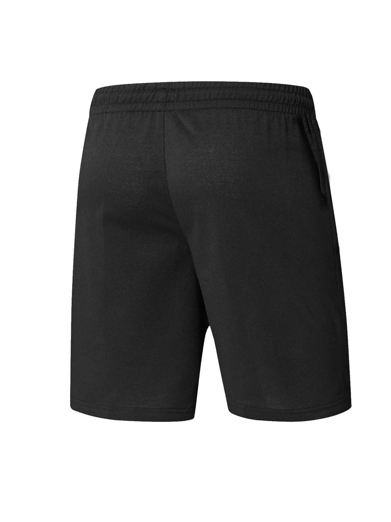 Mens Shorts Casual Pants Summer New Solid Color Lace-up Sweatpants Outdoor Running Jogger Fitness Workout Knee Length ShortXJ250304