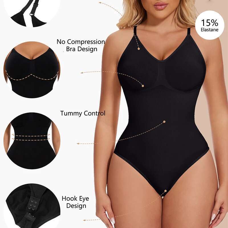 Racerback Women Tank Top Shapewear Bodysuits Waist Trainer Flat Belly Corset Slimming Seamless Sculpting Body Shaper KLMY