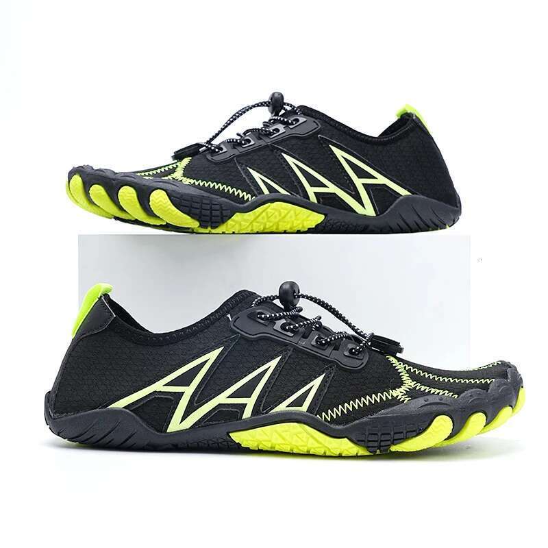 New Men's Qiuck-Dry Aqua Non-Slip Water Shoes Women's Couples Outdoor Wading Breathable Beach Swimming Five Finger Sneakers 2025
