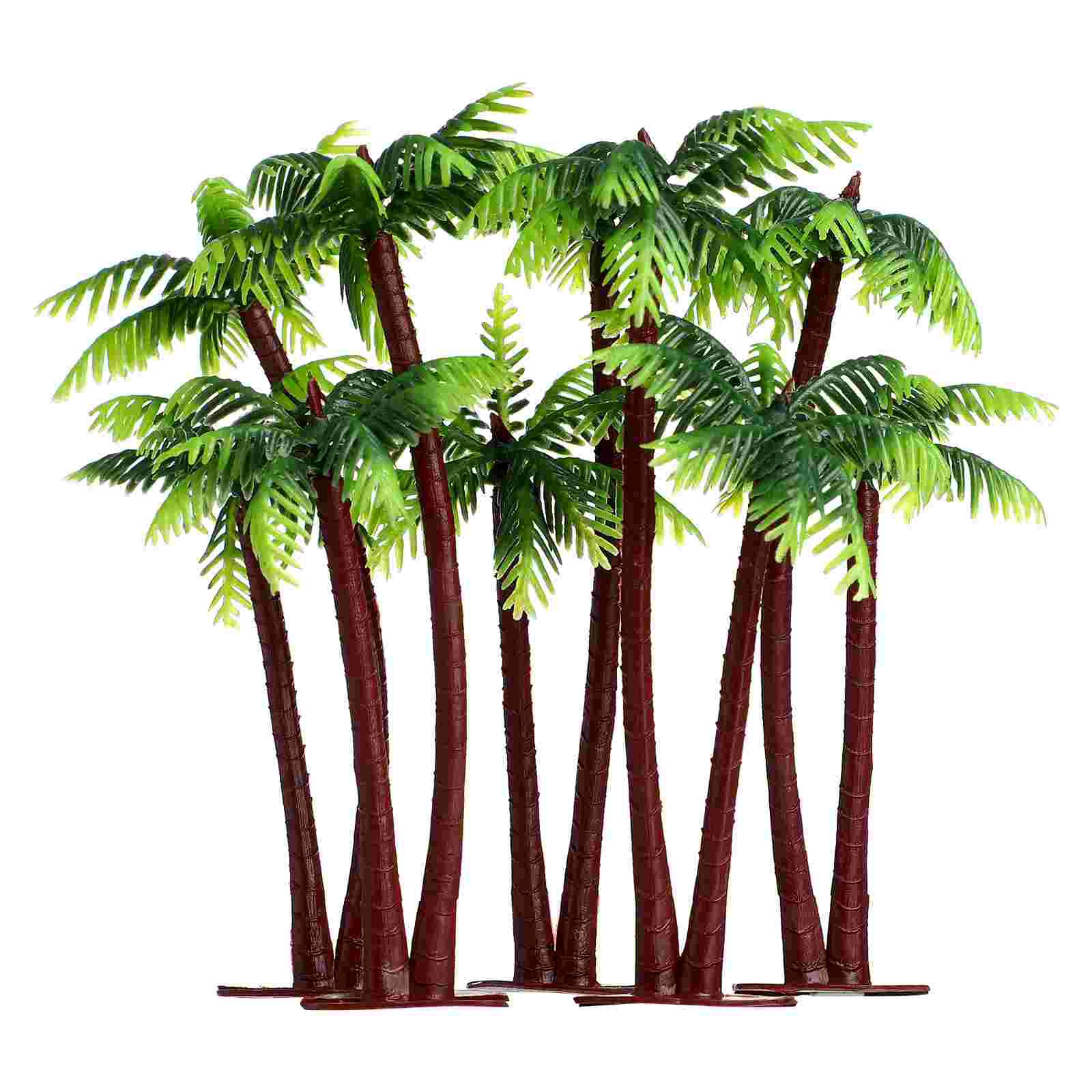 Inflatable Faux Plant Palm Trees Decorations Fish Tank Micro Landscape Artificial