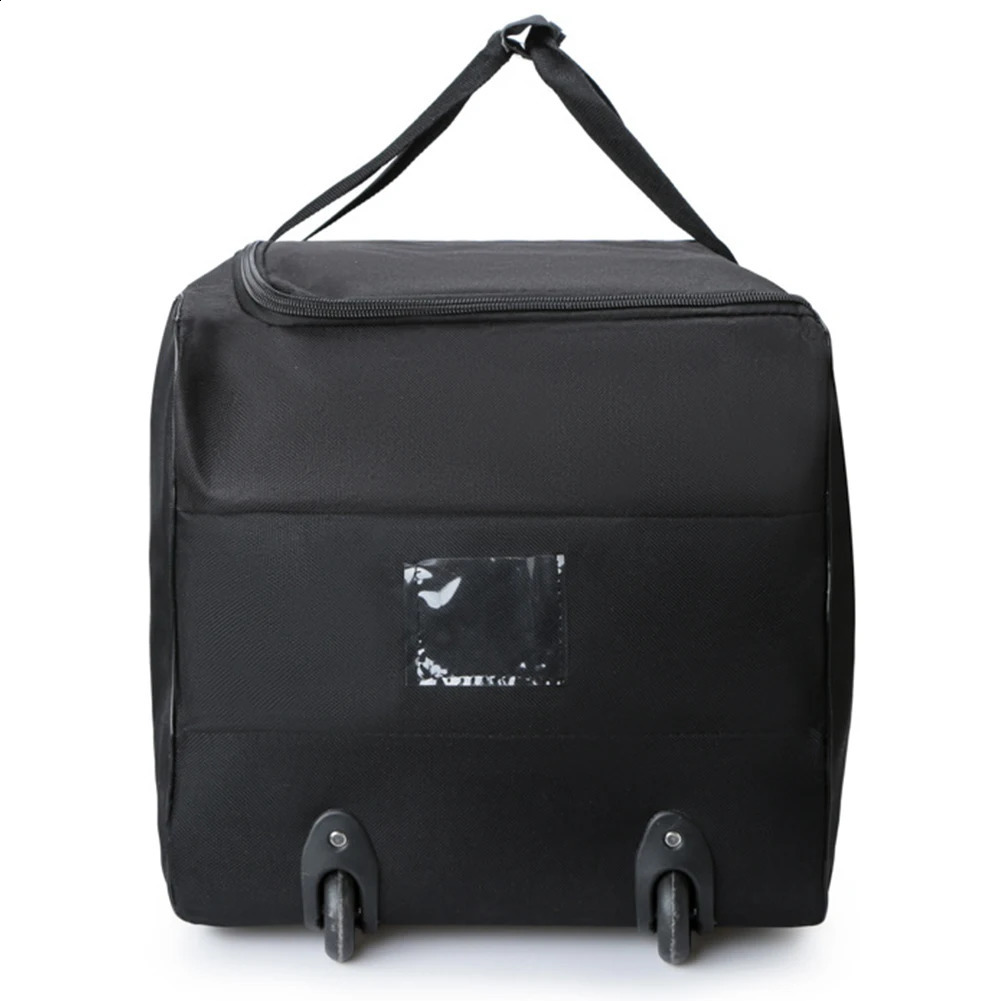 Ship from US Foldable wheel bag large portable carry on luggage travel storage with wheels waterproof handcart carrying case 250305FBB