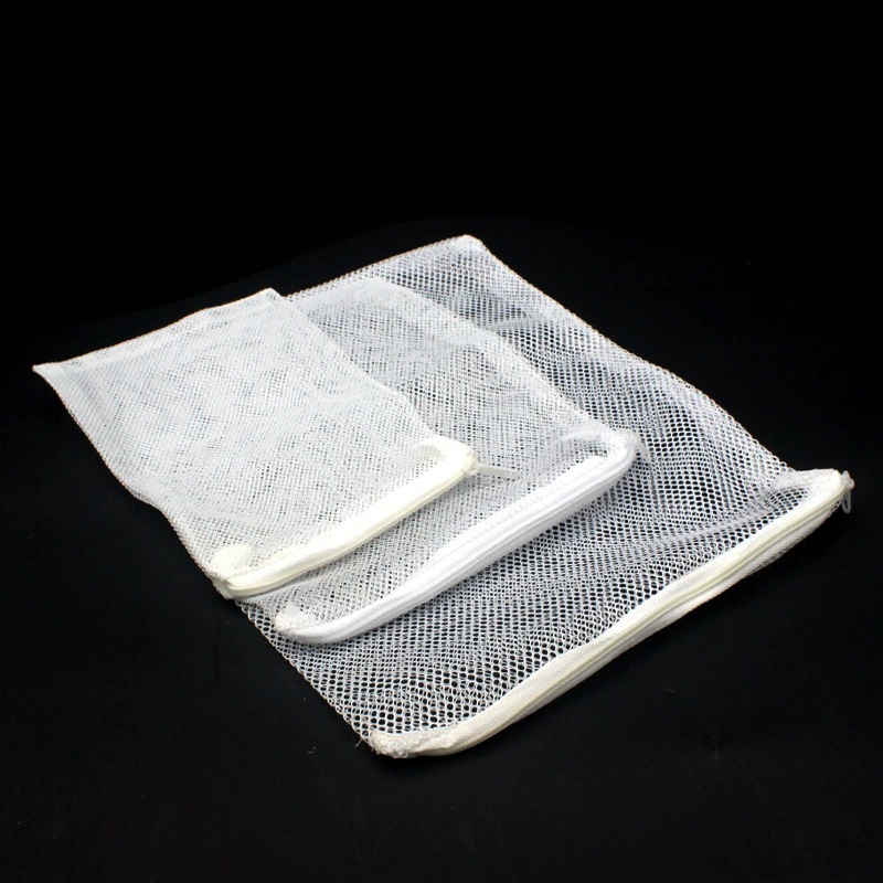 5Pcs Aquarium Filter Net Bags Reusable Fine Filter Media Bags With Zipper For Fresh Saltwater Tanks Aquarium Fish Tank Filter
