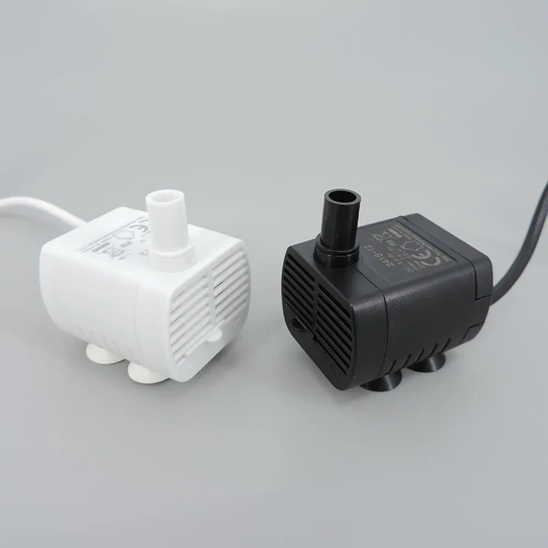 white black 5V USB Water Pump Ultra-quiet Brushless Submersible Fountain Aquarium tube hose Circulating for fish tank Pet tool