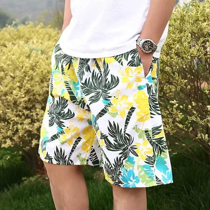 2019 Summer Swimming Shorts Mens Plus Size Floral Printed Beach Shorts Blue Borad Shorts Gym Shorts Swimming Shorts X250305