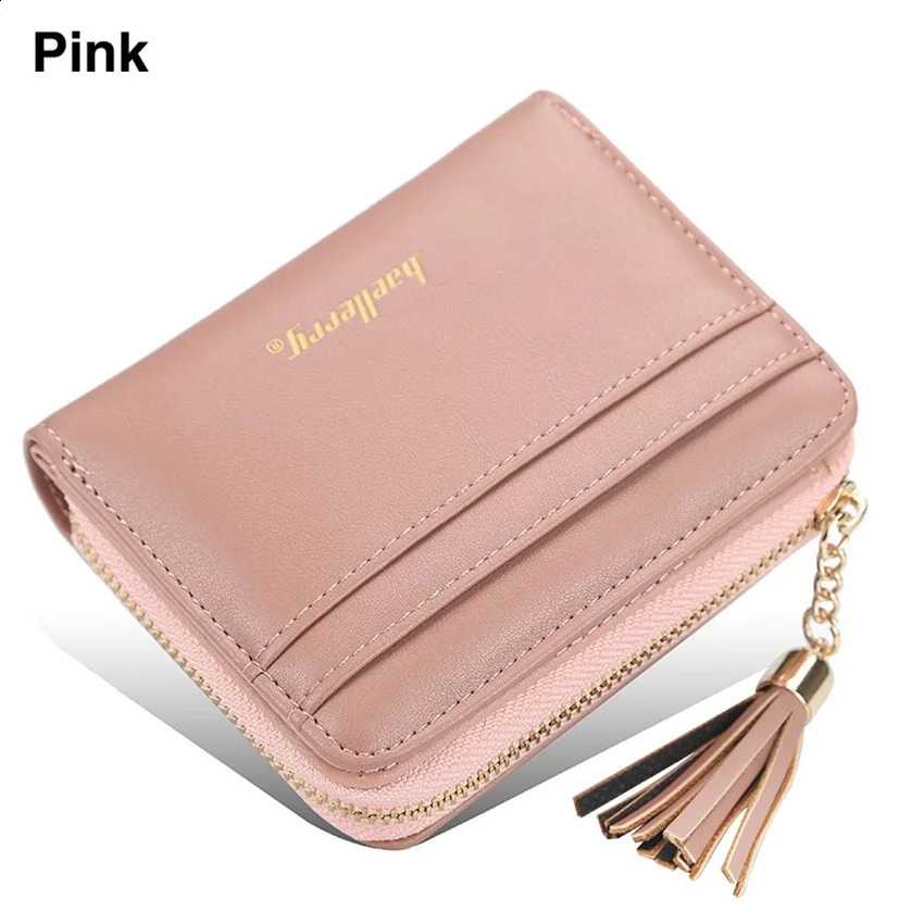 Fashion womens short wallet PU leather clutch Billfold multifunctional coin card clip notebook 250305