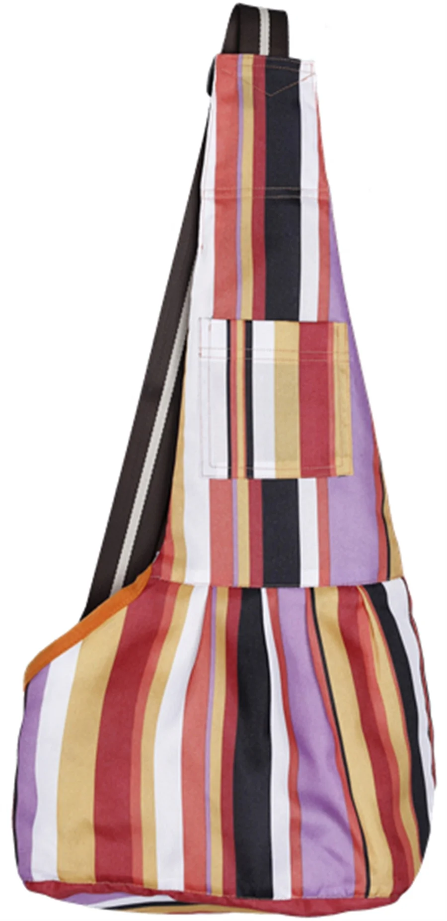 Striped Small Dog Pet Cat Sling Carrier Bag Adjustable Single Shoulder Bag Outdoor Pet Carriers Dog Kittens Puppy Carrier Travel