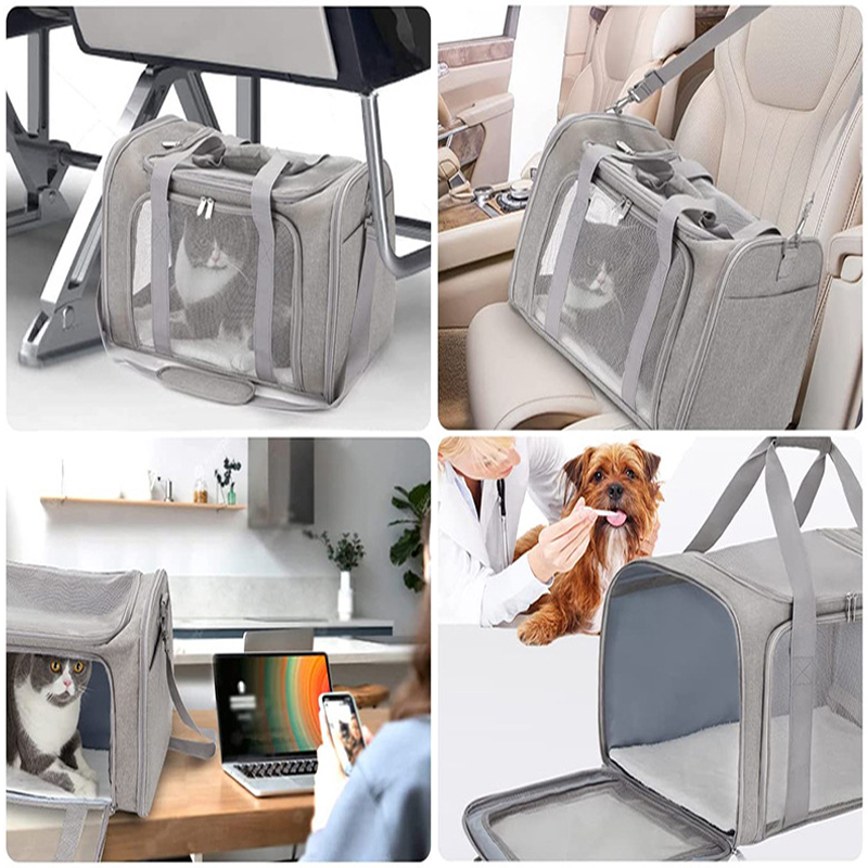 Portable Dog Cat Carrier Bag Pet Puppy Travel Bags Breathable Mesh Small Dog Cat Dogs Outdoor Tent Carrier Outgoing Pets Handbag