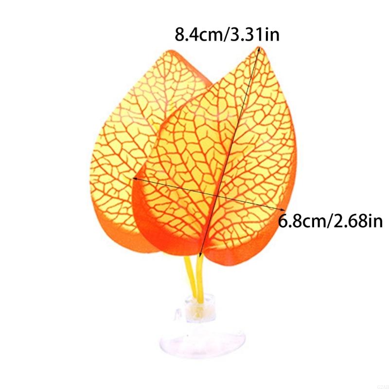 G2AB Leaf Hammock Spawning Pad for Bettas Simulation Fish Habitats Safe AquaticPlant