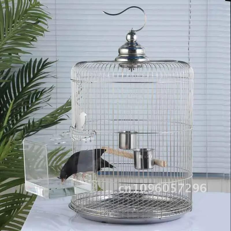 Bird Cage Bath Cockatiel Bird Bathtub With Hanging Hooks for Little Portable Spacious Parakeets Birdcage Bird Parrots for Shower