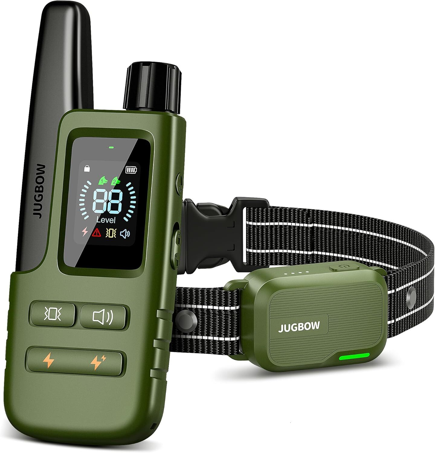 jugbow advanced dog training collar 4 modes 3300ft range ipx7 waterproof for all breeds 10 120 lbs