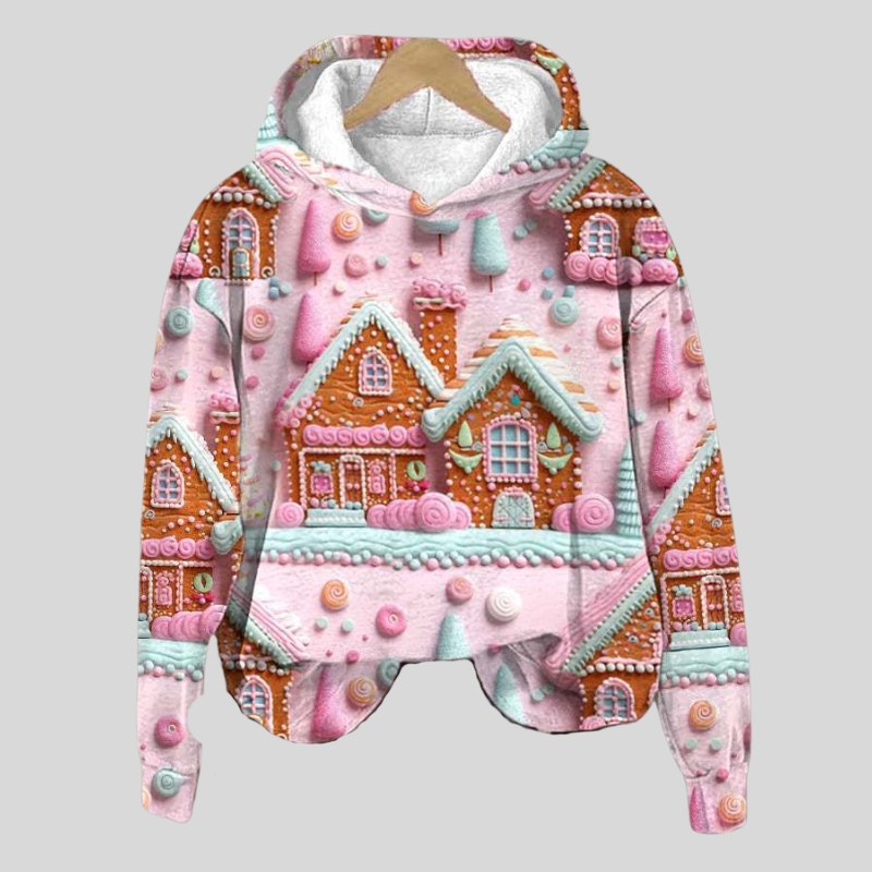 New autumn women's cross-border 3D sweater popular digital printing hoodie jacket