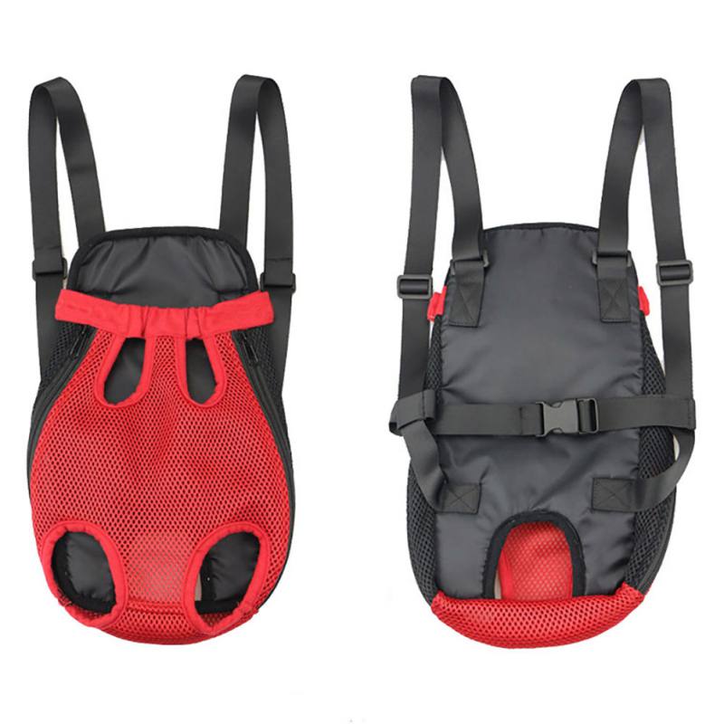 1 Pack Pet Carrier Backpack Front Cat Dog Carrier Backpack Travel Bag Legs Out for Hiking Camping Cycling Breathable