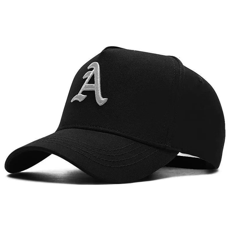 Summer Men baseball Cap Letter A Embroidery Hat cotton adjustable Hip Hop Sports Trucker Caps Sun Hats 250228