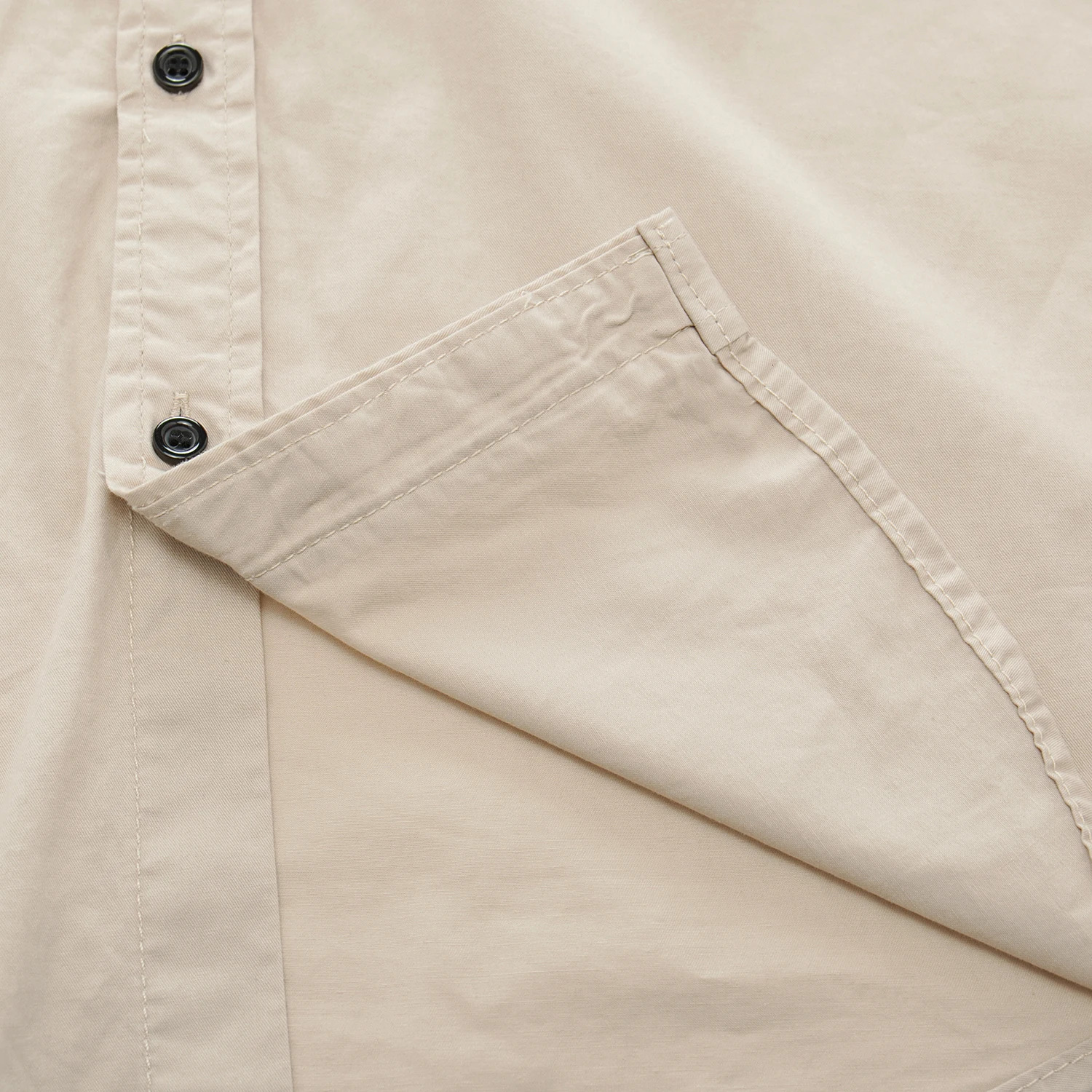 2024 Summer Fashion Men Short Sleeve Solid Color Safari Shirt Casual Cargo Work 100 Cotton Pocket Shirts Male Plain Tops 250227