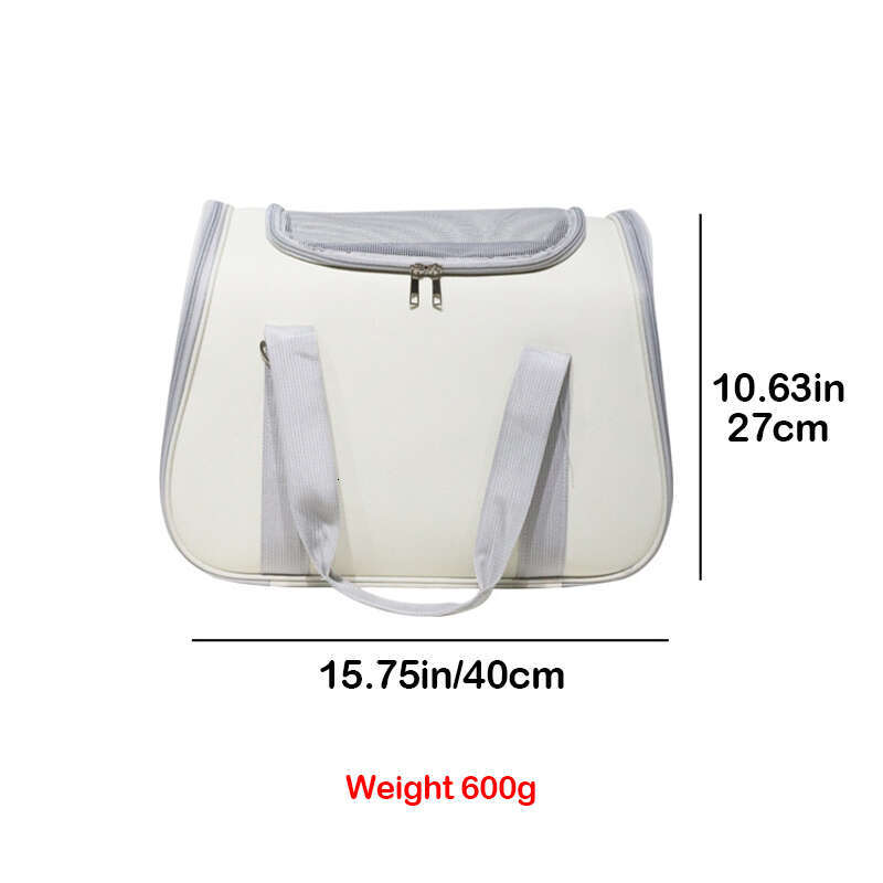 DHpet Large-capacity Cat Carrier Bag - Shoulder & Handheld, Breathable & with Interaction Window