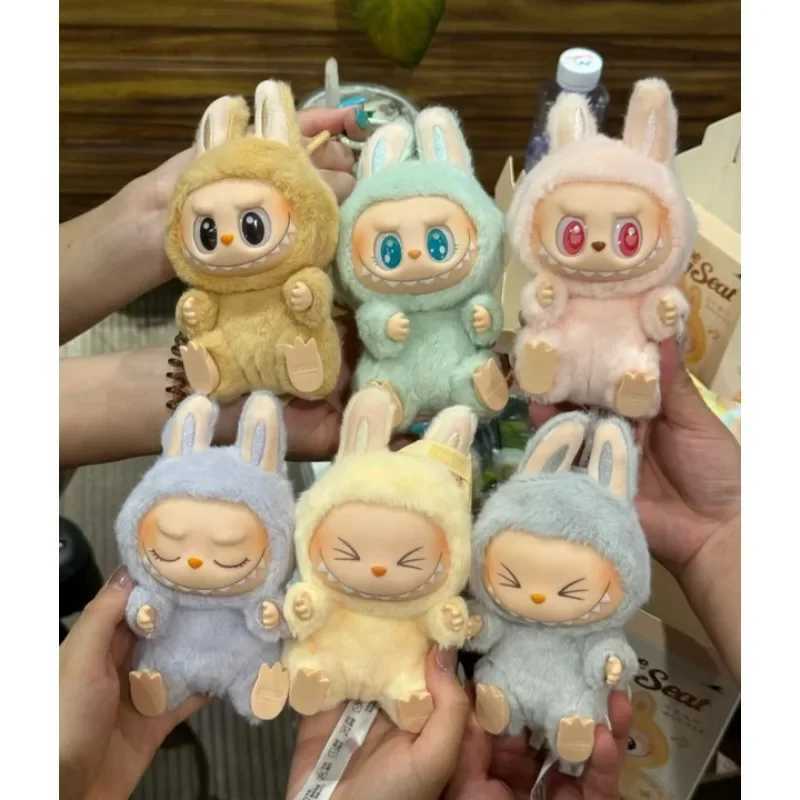 In Stock Genuine Blind Box The Monsters Labubu Sit-Down Party Series Vinyl Doll Pendant Collection Decoration Girlfriend GiftT250305