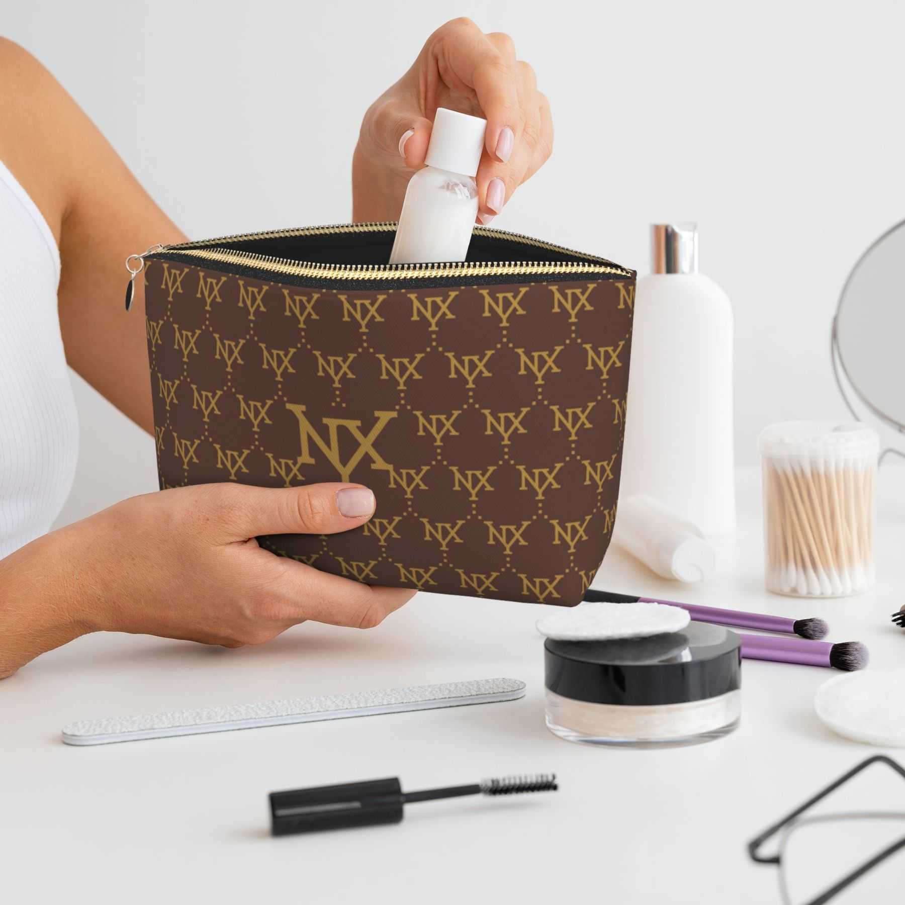 NXY Designer Bag Zipper Cosmetic Bags Luxury Bag Leather Women Makeup Bag Toiletry Cosmetics Pouch Fashion Woman Travel Make Up
