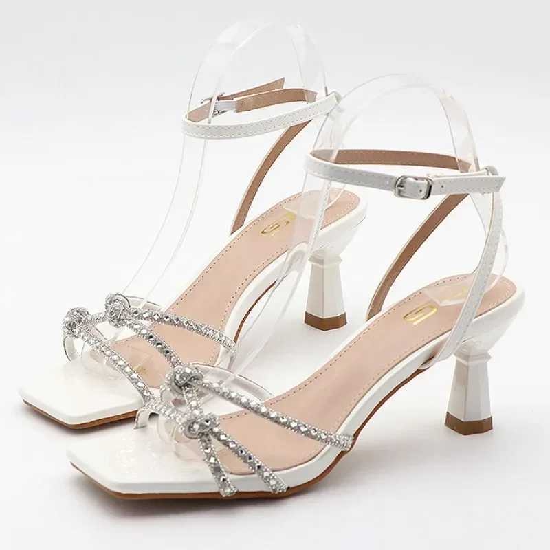 Diamond Sandals for Women Summer Open Toe Party Dress Shoes Elegant Slingbacks Shoes Brand Fi Rhine High Heels WomenXJ2500305