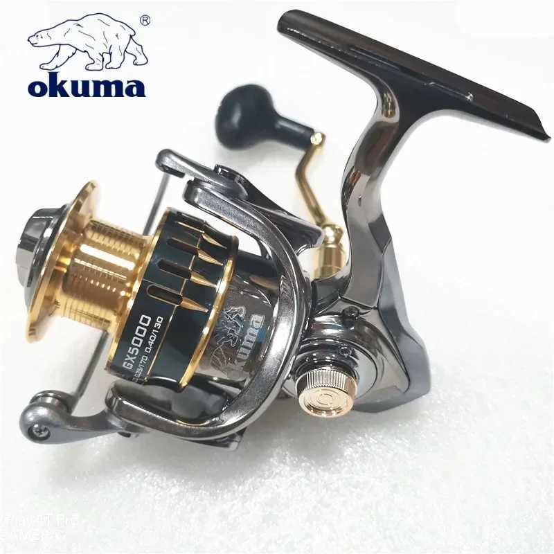 Spinning Reels OKUMA all metal fishing reel 22KG13+1 high-speed fishing line reel suitable for all water bodies 1000-7000 S2535