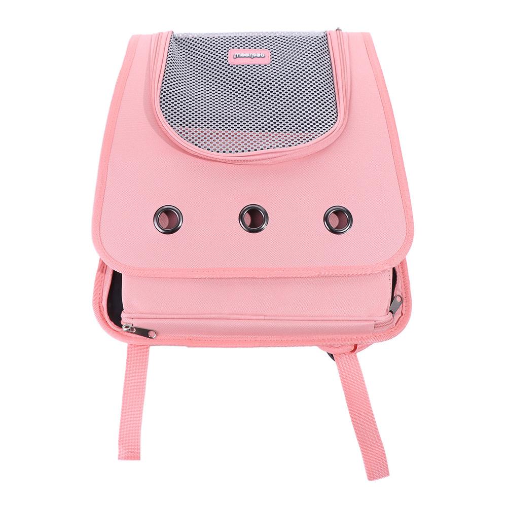 Large Capacity Cat Backpack Bag Breathable Foldable Cat Carrier Bag Water-resistant Shoulder Pet Dog Backpack Pet Bag