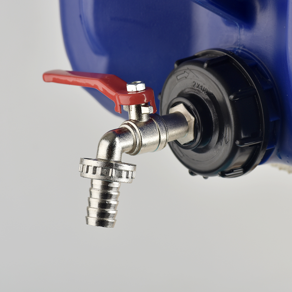 IBC Tank Tap Adapter S60*6 Coarse Thread to Brass/Alloy 16mm Quick Connect Replacement Valve Garden Home Valve Fitting Faucet