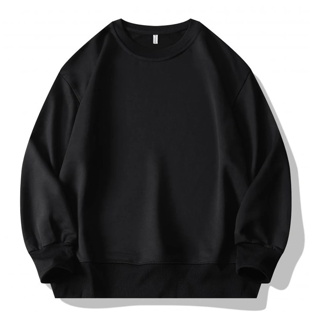 Blank Sublimation Sweatshirts Wholesale Men Sweat Shirt Baggy White Hoodie Unisex Crewneck Sweatshirts For Men Moletom Masculino 250304