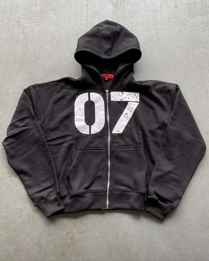 Hot Spring Cross Grade 07 Hoodie Men's and Women's Same Style Loose Hooded Sweatshirt