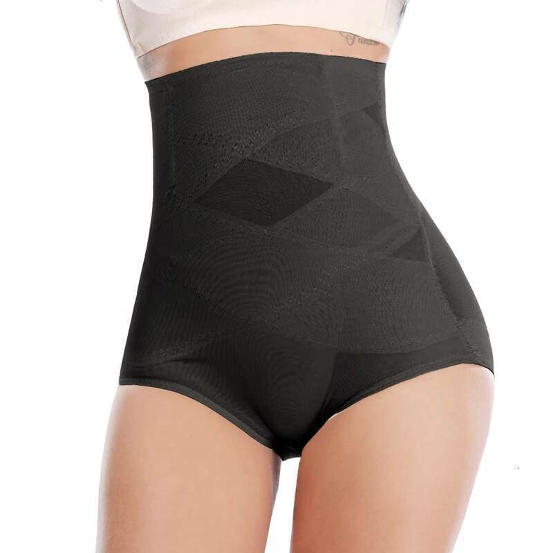 High Women Waist Panties Cross Compression Abs Shaping Pants Non-Marking Slimming Body Tummy Control Corset Girdle KLMY