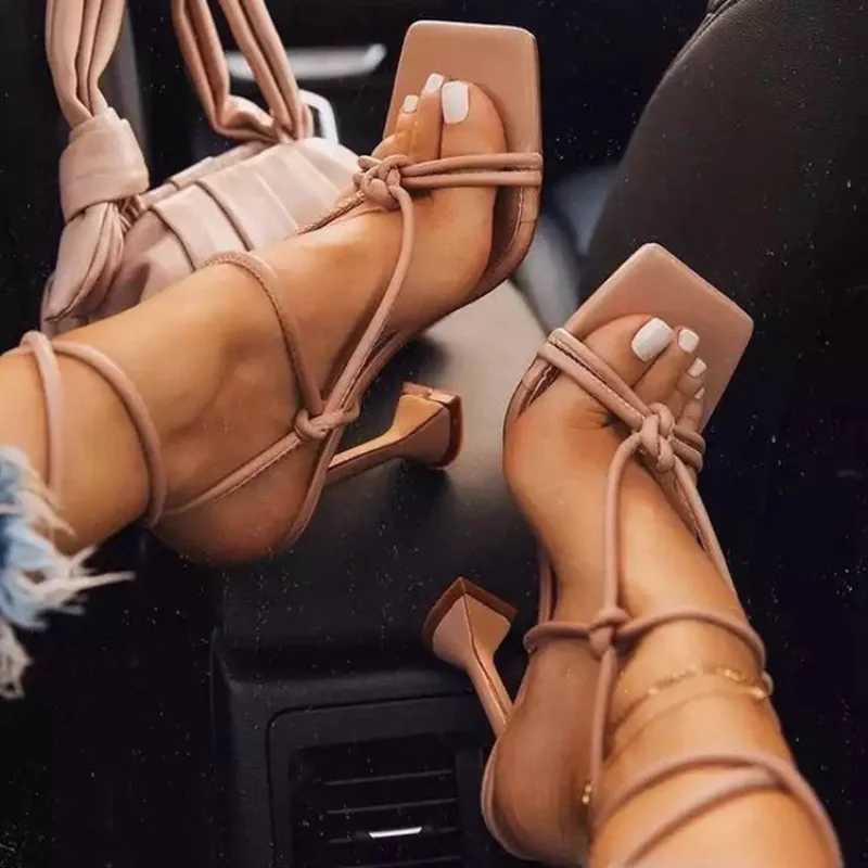 New Summer Sandals Women Shoes Ankle Strap Woman Sandals Ladies Thin High Heels Female Gladiator Shoes Sexy Pumps Party ShoesXJ2500305
