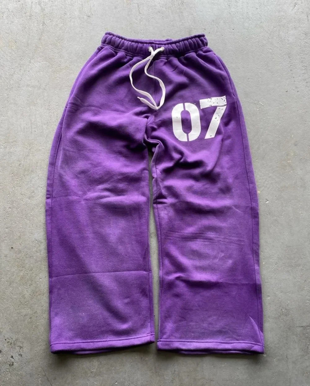 Streetwear Y2K Casual Baggy Sweatpants Drawstring Sports Pants Zipper Cardigan Fashion Digital Print Hooded Men Women Street Set 250304