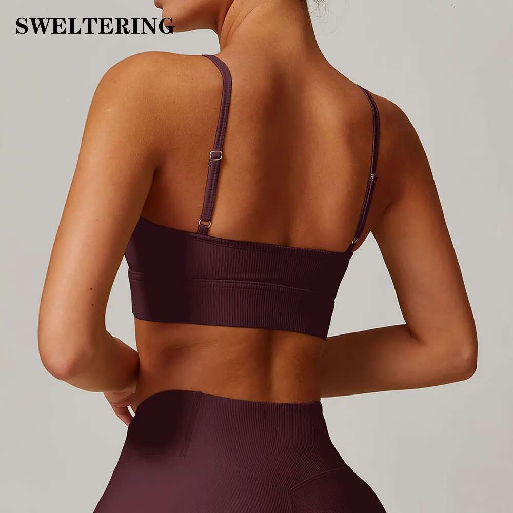 Women Sports Push Up Yoga Crop Brassiere Fiess Top Running Sport Bra Breathable Workout Bras Kl-My