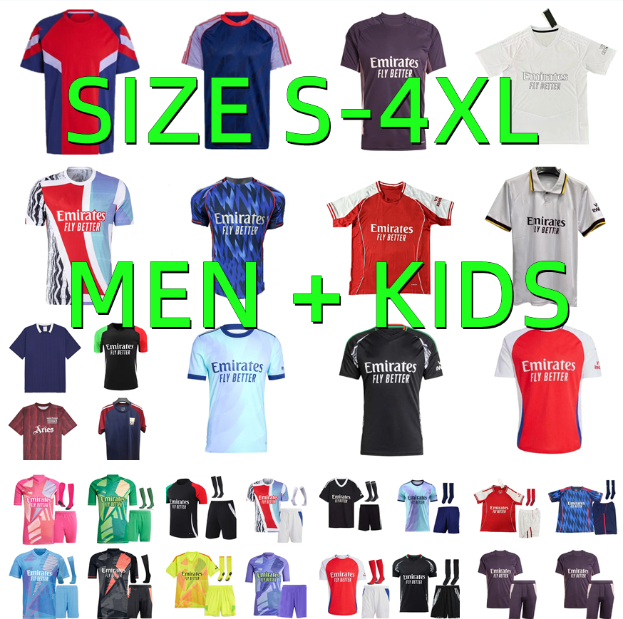 2024 2025 2026 G.JESUS SAKA CALAFIORI soccer jerseys 24 25 26 RICE SALIBA Trossard ODEGAARD MARTINELLI HAVERTZ RAYA arSENalfootball kits football kits shirt Men Kids