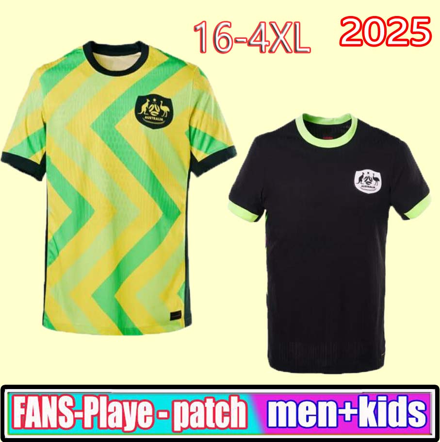 2025 2026 National Australia Team Soccer Jersey Cooney-Cross Micah Carpenter Raso Hunt Wheeler Chidiac Gorry Vine football shirt FGH MOOY SOUTTAR HRUSTIC BOYLE