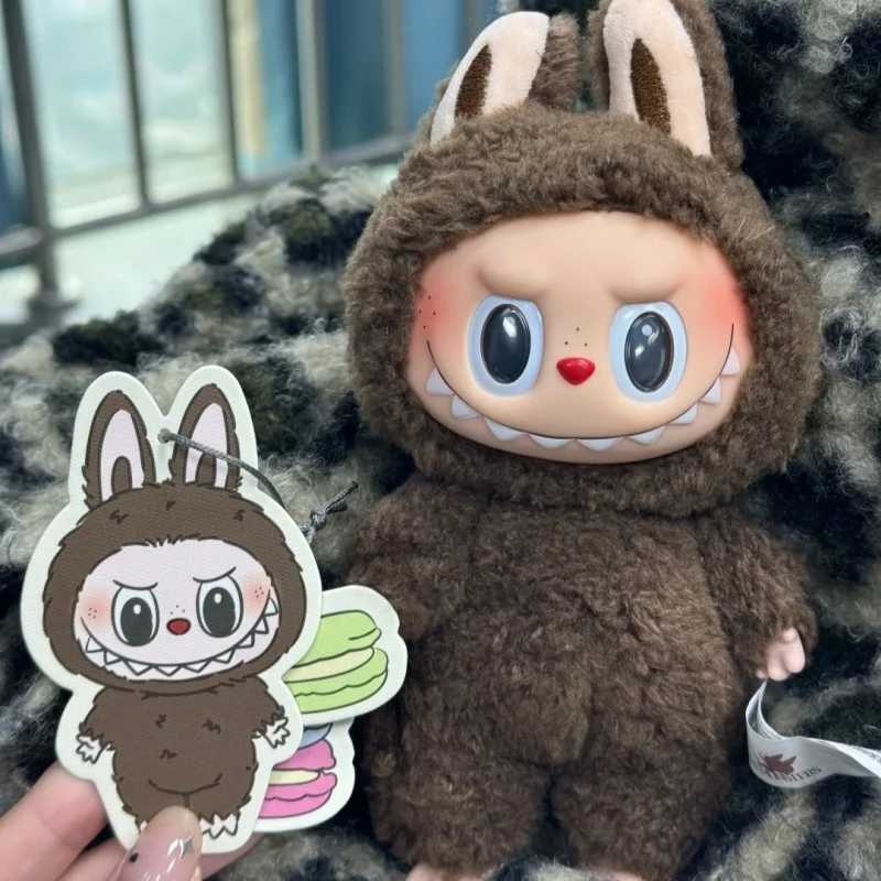 New Original The Monster Labubu Action Figure Heartbeat Macarons Vinyl Face Cute Doll V1 Blind Box Toy Birthday Labubu GiftT250305