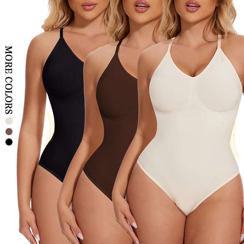 Racerback Women Tank Top Shapewear Bodysuits Waist Trainer Flat Belly Corset Slimming Seamless Sculpting Body Shaper KLMY