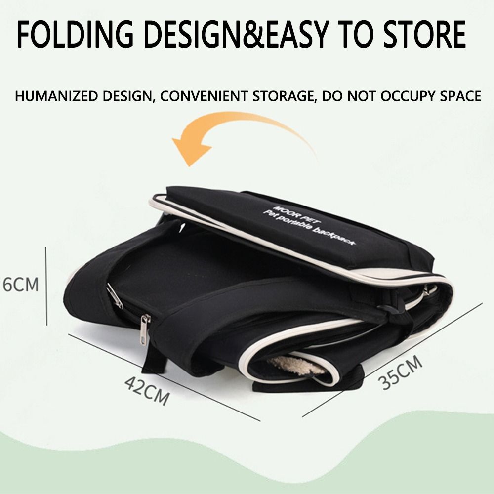 Expandable Pet Backpack Carrier Portable Creative Pet Carrying Backpack Thickened Lightweight Dog Carrier Bag for Cats Puppy
