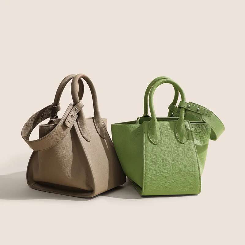 Women's Gift 2025 New Women's Crossbody Bucket Autumn And Winter Leather All-In-One Single Shoulder Carrying Basket Bag